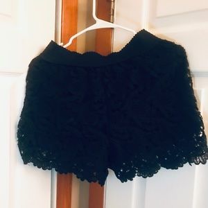 Lace shorts